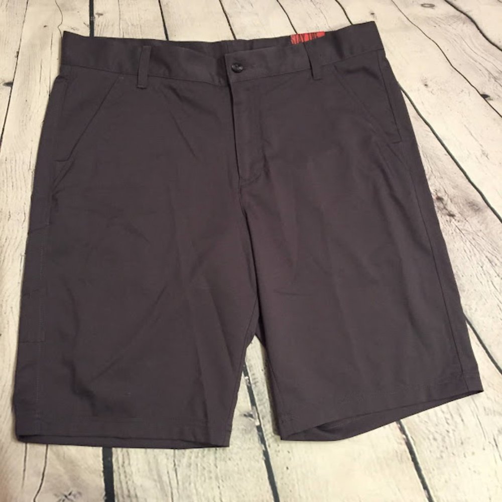 NWT NEW FILA Sport Men's Golf Shorts With Score Card Pockets Size 35 Flat Front